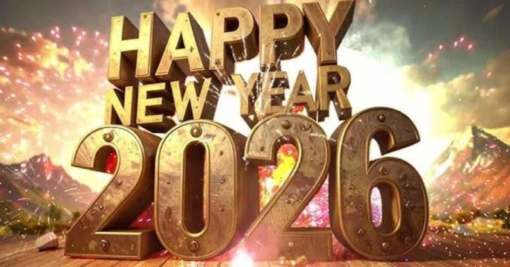 Welcome New Year 2026:شاندار آتش بازی اور رنگا رنگ جشن کے ساتھ سال نو 2026 کا آغاز ہوگیا