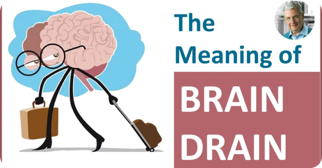Brain Drain From Pakistanبرین ڈرین کے خیال کو صفر رقم کا کھیل تصور کیا جاتا ہے یعنی ایک قوم کا فائدہ دوسری قوم کے نقصان کے برابر ہے