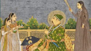 Muhammad Shah Rangeela, the fourteenth king of the Mughal Empireبادشاہ محمد شاہ رنگیلہ