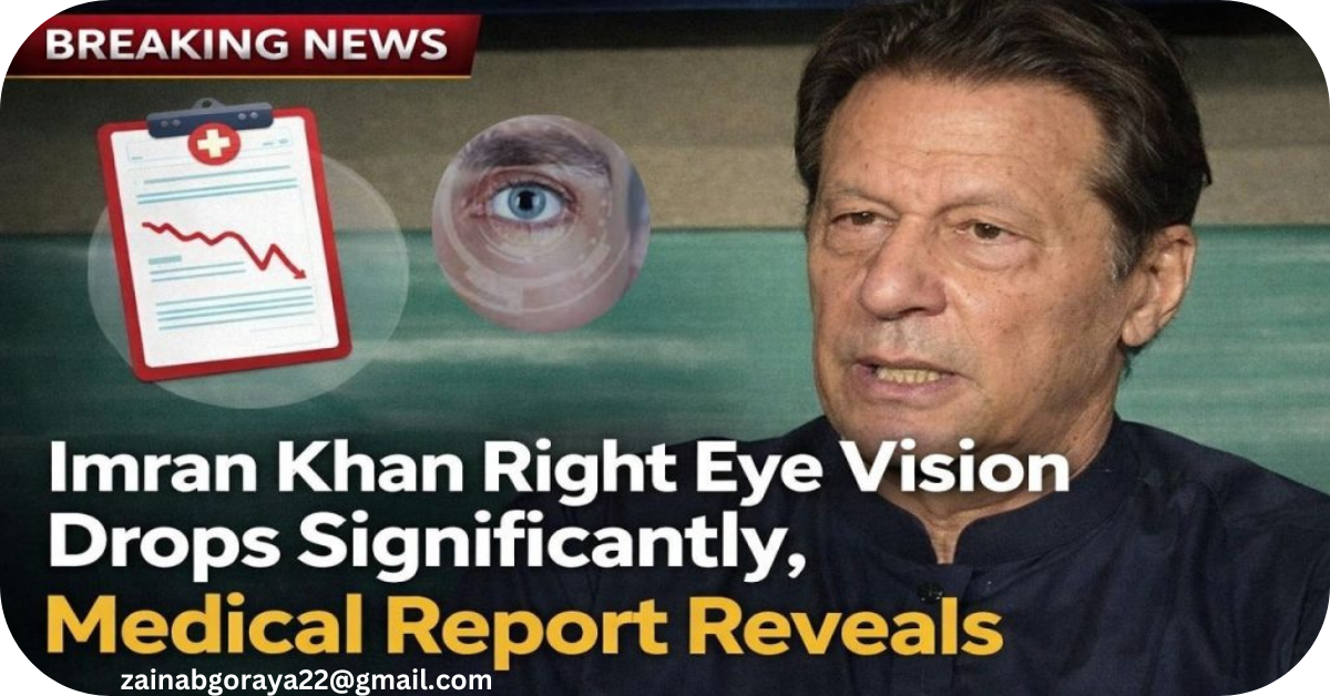 Imran Khan left with 15pc vision in right eye, SC toldجس تن لاگے وہ تن جانے