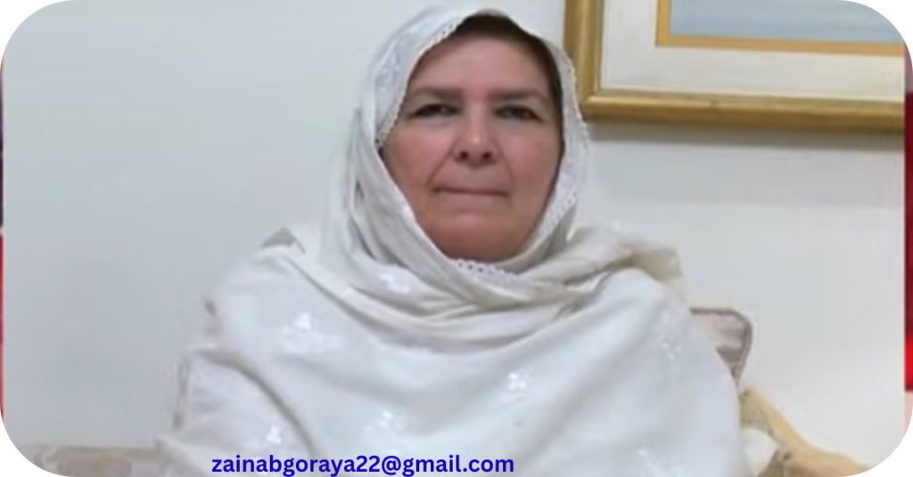 Noreen Niazi hurt while crossing under- construction sewer line.بانی پی ٹی آئی کی بہن نورین نیازی نالے میں گر کر زخمی