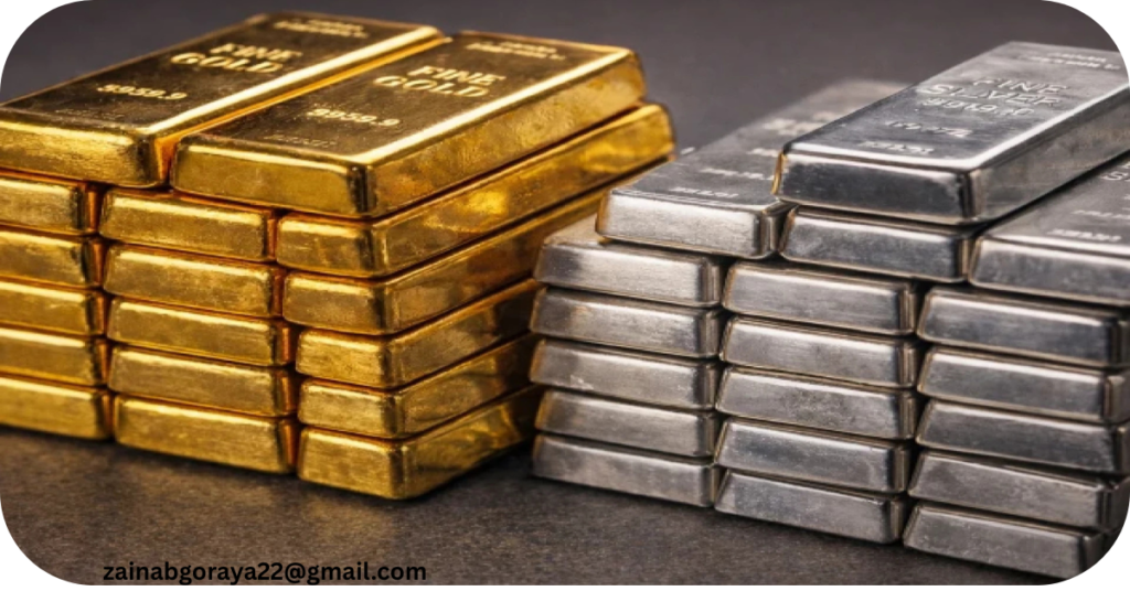Gold, silver prices decline in Pakistan as global bullion weakensسونے اور چاندی کی قیمتوں میں نمایاں کمی