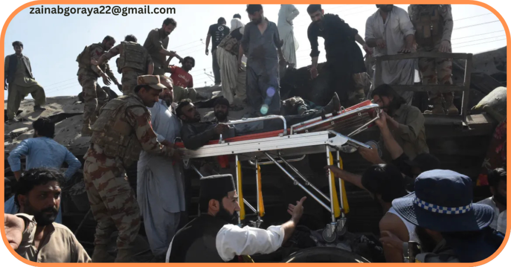 Suicide car bomb attack on train in Balochistan kills at least 24ٹرین پر خودکش کار بم حملے میں کم از کم 24 افراد ہلاک
